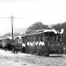 První tramvaje na konci 19. století v Praze