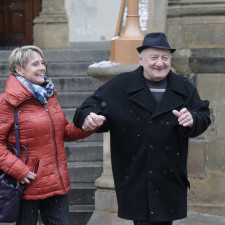 Herec byl stále plný optimismu