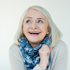 Seniorka si umí život stále ještě vychutnat