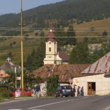 Telgárt, rodná obec M. Černáka. Stále zde má dům, který zvelebuje jeho maminka