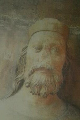 Busta Jana Lucemburského z dolního triforia chrámu sv. Víta v Praze, Parléřova huť 1378